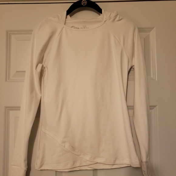 ZYIA Tops - Zyia White Go To Hoodie (XS)